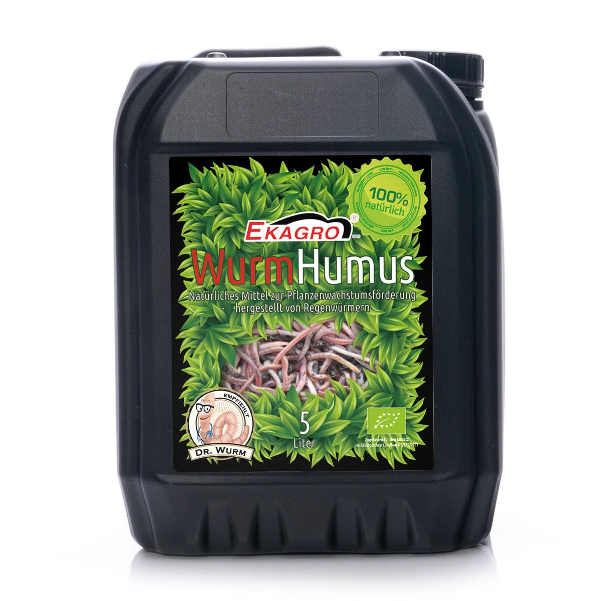 Ekagro BIO Dnger 5L Organisch Wurmhumus | Universaldnger Flssig fr  Obst, Gemse & Blumen | Pflanzendnger fr Zimmerpflanzen, Balkonpflanzen &  Grnpflanzen | Pflanzenwachstumsverstrker : Amazon.de: Garten