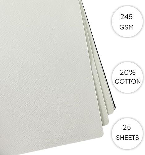 Miniatura 4 de Zen Sangam Express your Mind Zen Sangam Artists' - Diario de acuarela tamaño A5, 245 GSM, 20% algodón prensado en frío, (50 páginas), tamaño (5.8 x