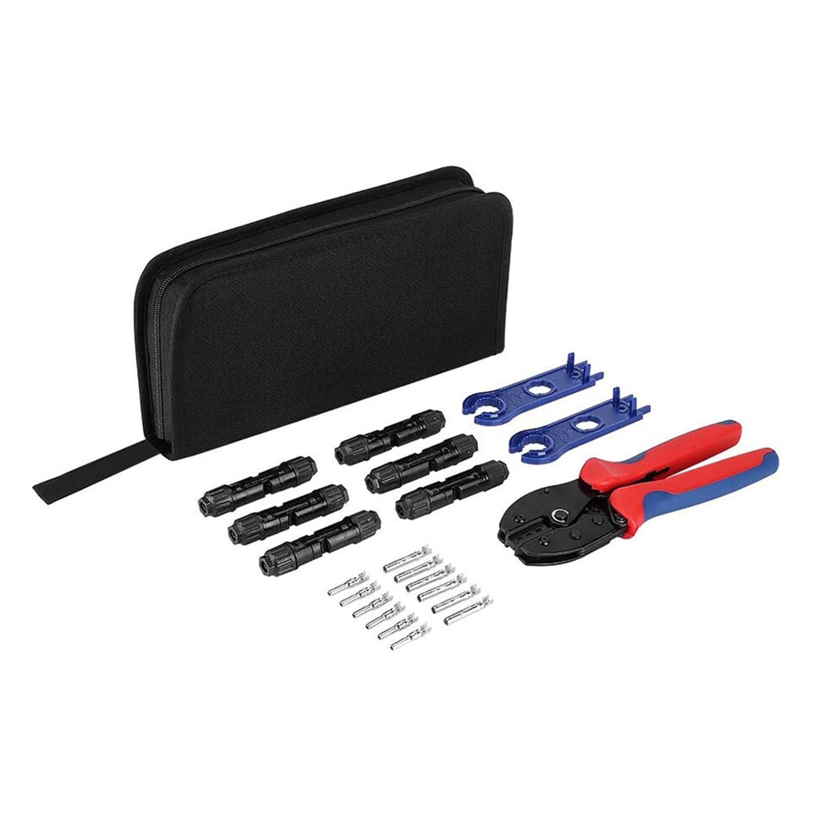 Utensile Crimpare Set di Pinze A Crimpare Terminal Eletrico Wire Clip Connector Strumenti di Cablaggio Elettrico Pinza for Crimpatrice for Energia Solare Precisione Affidabile
