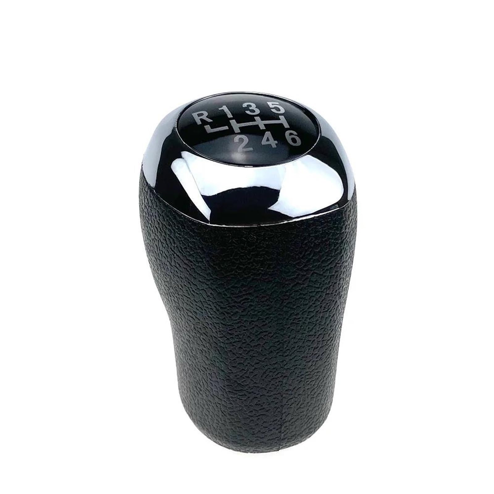 HSUKIHO Car Shift Knob Cover for Hyundai for Elantra GT for Accent for Solaris for Avante MD for I30 MT Car 5 6 Speed Gear Shift Knob Manual Stick Auto Lever Shifter(6 Speed Chrome)