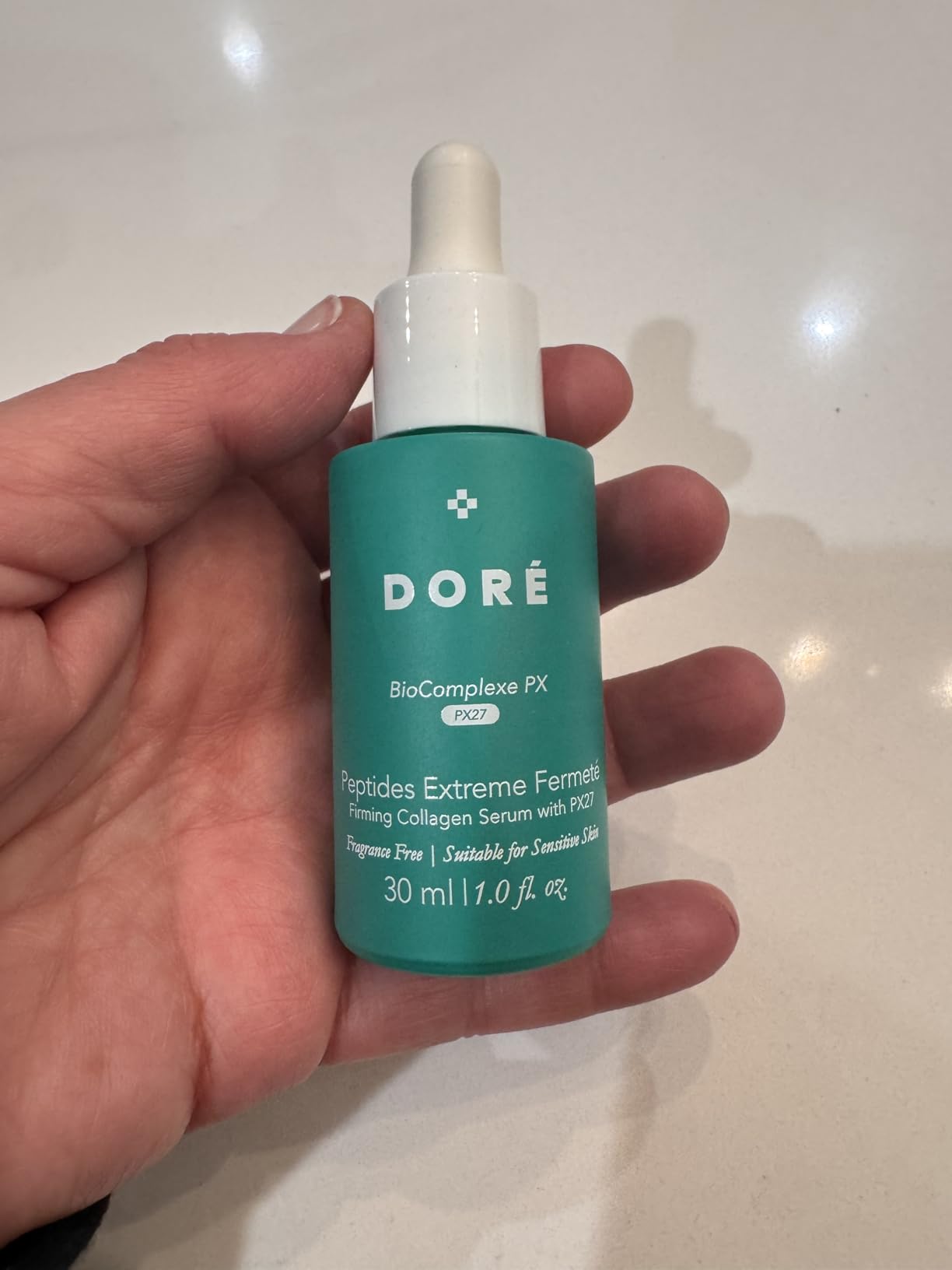 Doré Dore - Peptides Extreme Fermeté Collagen Firming Serum (30ml), Peptide Serum for Anti-aging, Facial Serum with Peptides, Overnight Face Serum for Wrinkle Reduction with Hydration, Women's Skincare