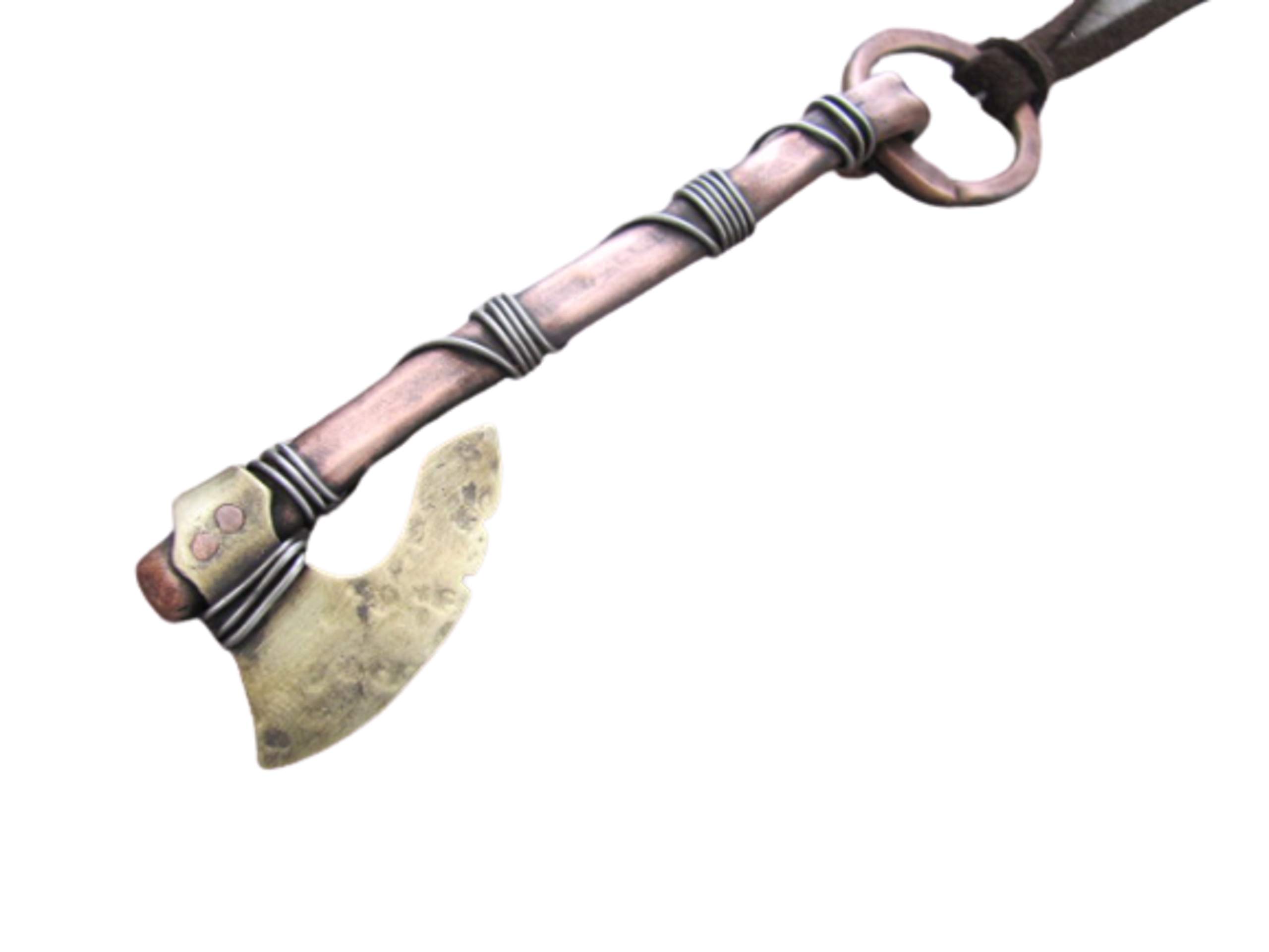 TeVaArt Axe Necklace Viking Axe Pendant Forged Jewelry Men's Necklace Gift Axe Ncklace For Men Axe Jewelry Pendant Viking Jewelry Necklace