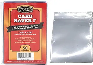 ［スリーブ50枚付き］Cardboard Gold カードセーバー1 Card Saver1 PSA提出 50枚 スリーブセット (sleeve 50 +card Saver 50 set)