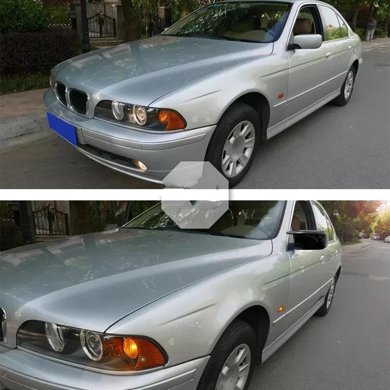 1 paire capuchon rétroviseur latéral en ABS robuste E46 E39 - 3