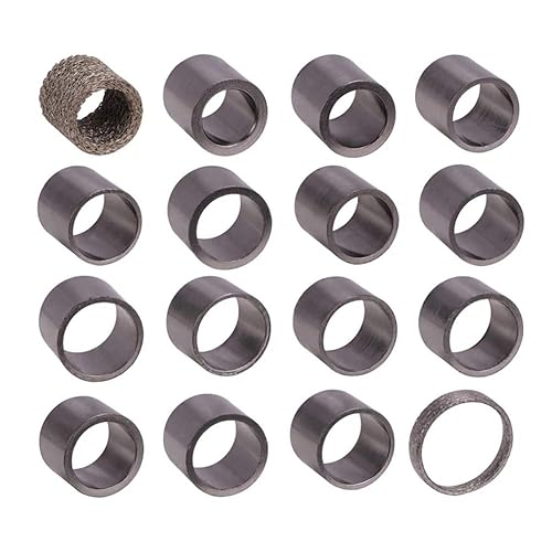 Miniatura 3 de Junta de escape universal para motocicleta, silenciador, junta de aplastamiento, anillo de sellado de estera de tubo de escape de motocicleta