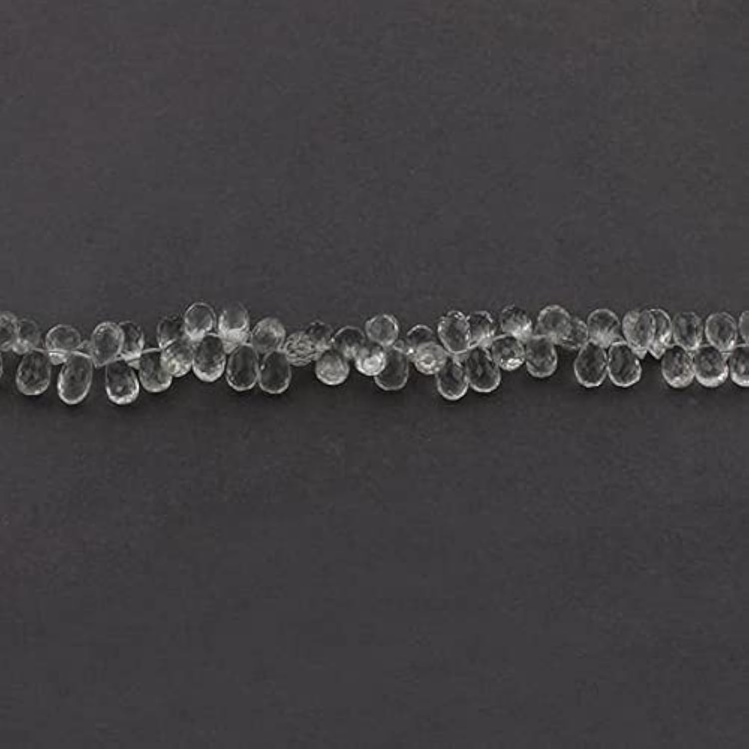 Green Amethyst Faceted Briolettes de qualité supérieure, gemmes en goutte Sb3361