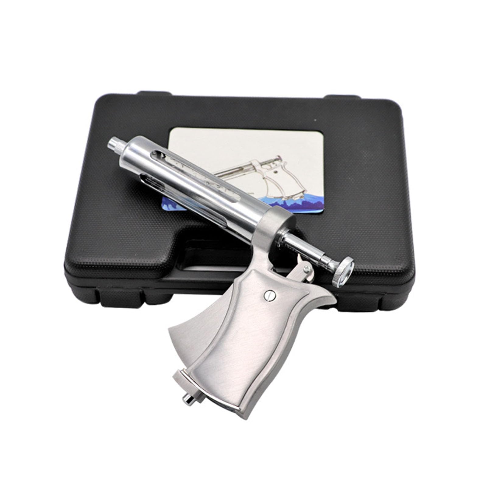 Siringa Continua 50 ml Siringa Semi-Automatica siringa siringa in Acciaio Inossidabile Pistola per Cavalli, Pecore, bovini e maiali