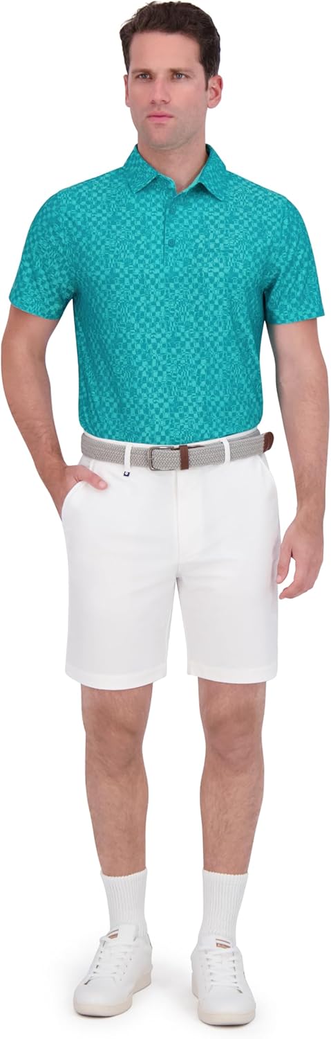 Ben Sherman Men's Performance Luxury Golf Polo Shirt