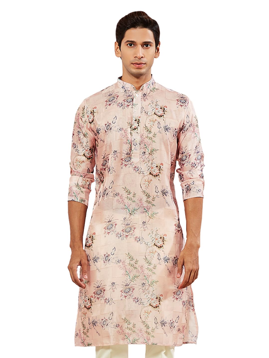 vastramay Men's Cotton Blend Kurta | Cotton Mustin Printed | Kurta for Festivals - Stylish, Comfortable - Perfect for Celebrations and Cultural Events, Navratri & Diwali-picture-40