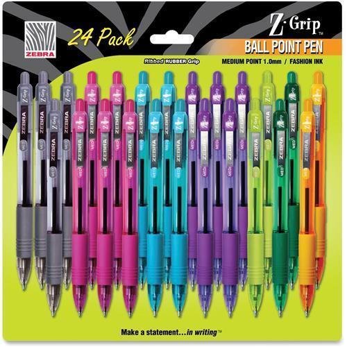 Zebra Pen Z-Grip stylos sans bavures pour une écriture nette et sans effort