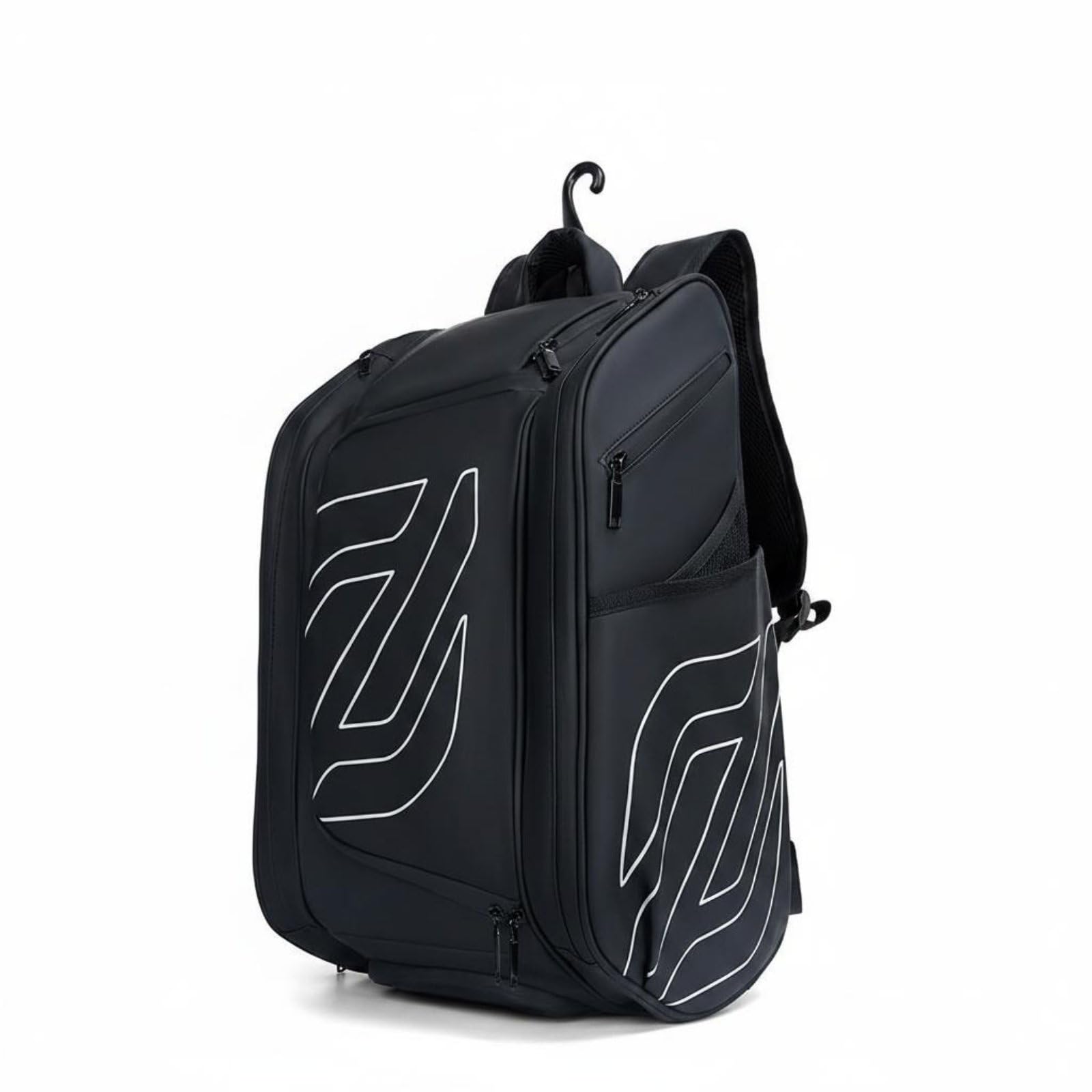 Zaino per Racchetta Borsa Sportiva Zaino Tennis Zaino Pickleball Borsa Badminton Resistente con Tessuto Impermeabile Spallacci Confortevole Tasche