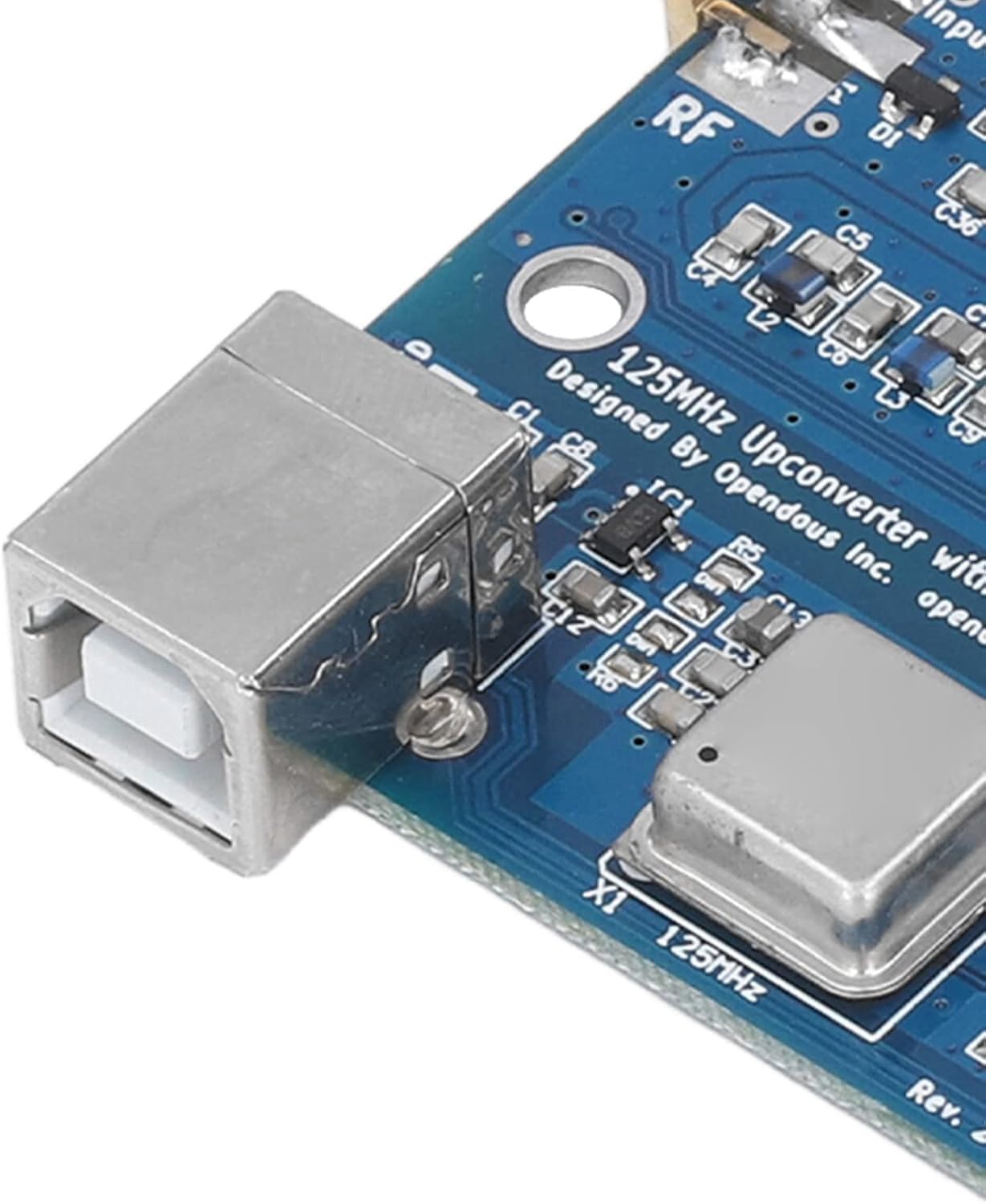 SDR Upconverter Set Variable Frequency Upconverter Board RTL2832+R820T2 Compact Size Easy Connection