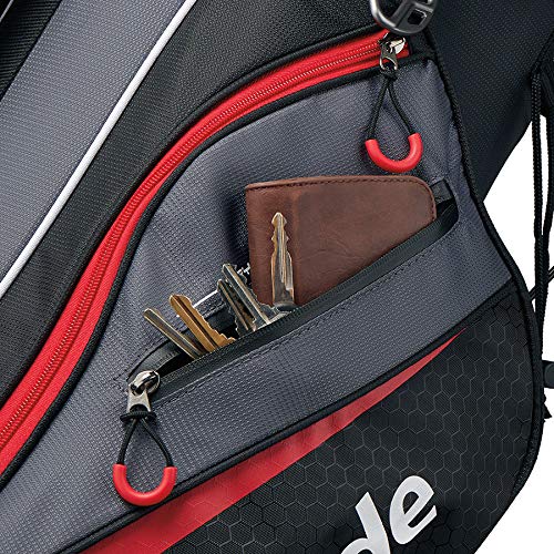 Taylormade 2019 Golf Select Stand Bag, Black/Red #TOP2