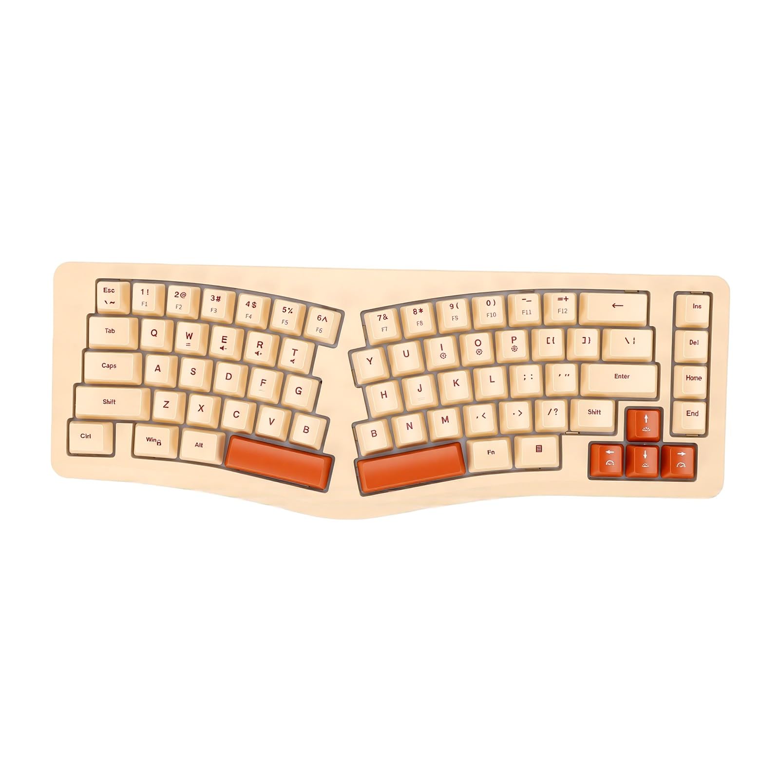 Tastiera Ergonomica Divisa con Retroilluminazione RGB