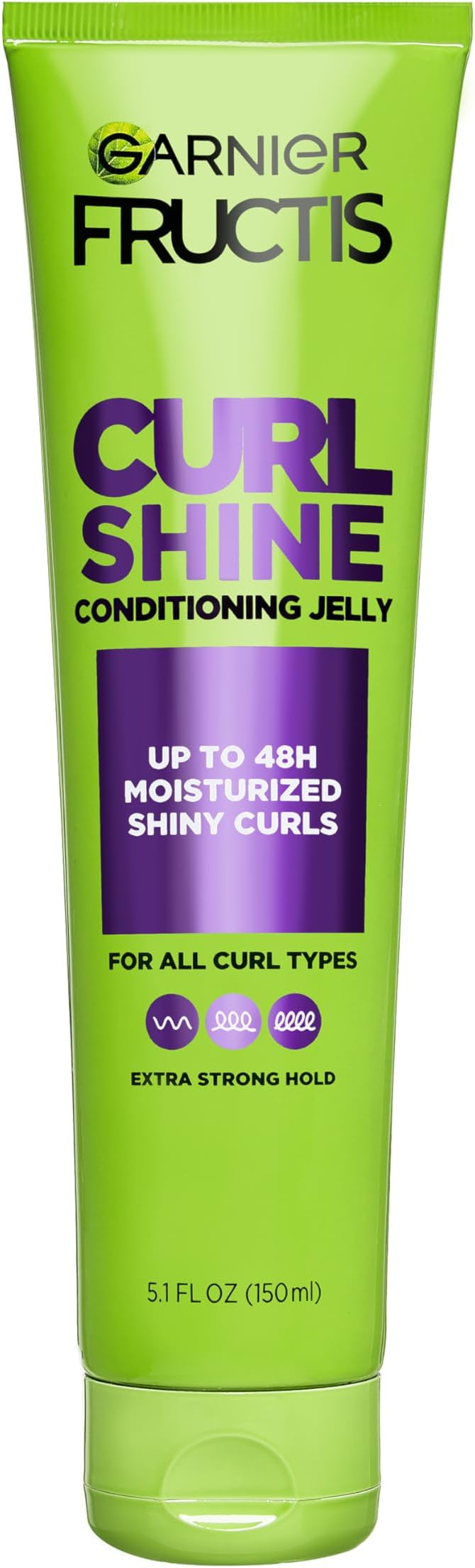 Garnier Fructis Style Curl Sculpt Conditioning Cream Gel for Bounce & Moisture, 5.1 Fl Oz, 1 Count (Packaging May Vary)
