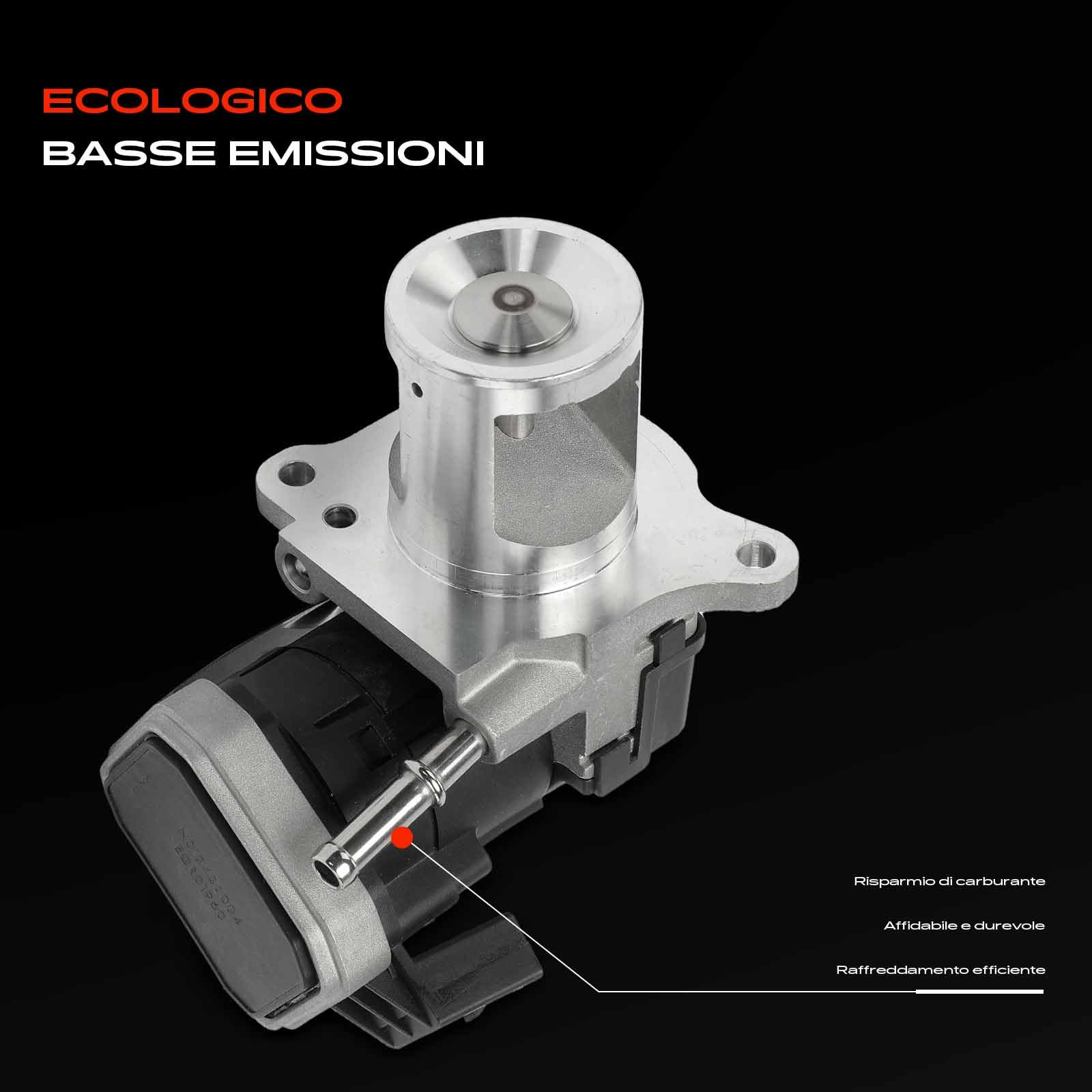 Frankberg Valvola EGR con guarnizioni 6421401960 | Compatibile con: Classe G Cabriolet W463, Classe E W212, Classe C W204, Classe GLK X204, Classe G W463