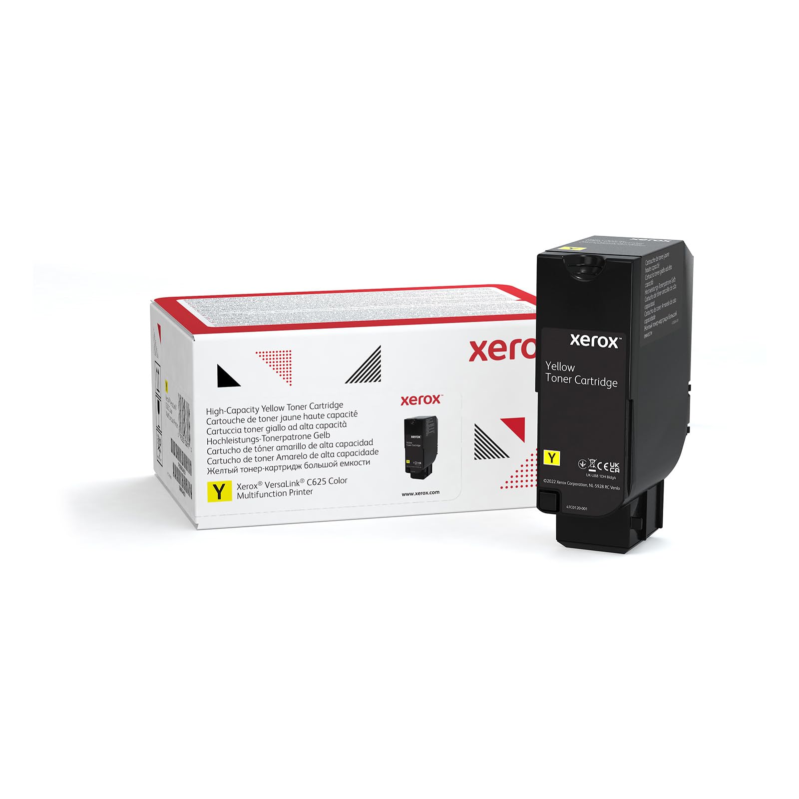 Xerox Originales VersaLink C625 Jaune Haute Capacité Cartouche de Toner (16,000 Pages) - 006R04639