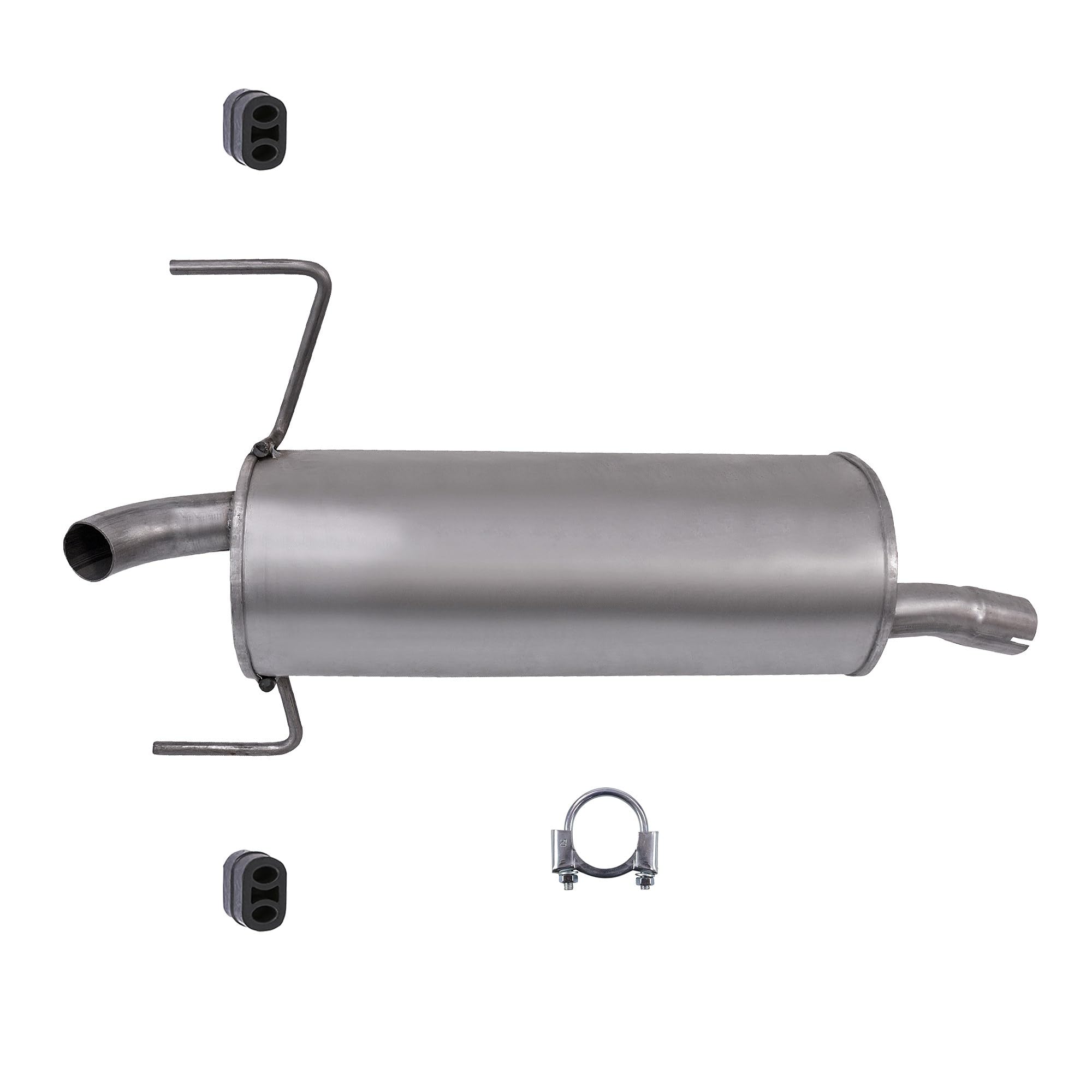 ATEC Germany Silenciador de escape 1x Silenciador trasero, 2x parachoques,