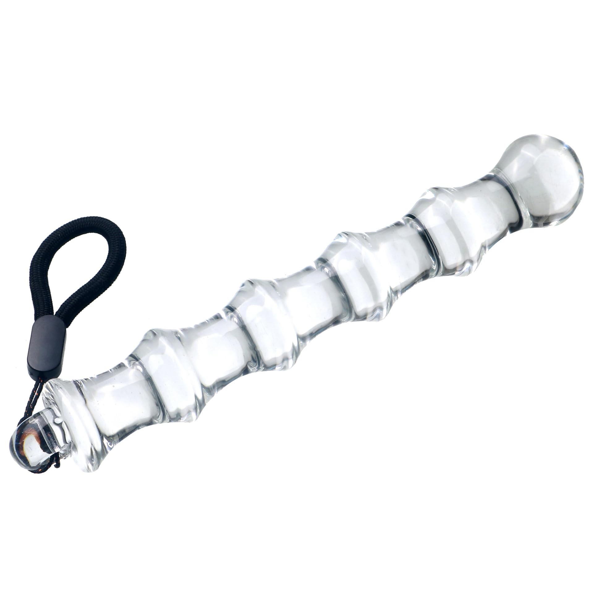 16/19.5cm Massage Tool Smooth Thornless Muscle Relaxation Suitable for Shoulders Neck Hips Jade Massager Meridian Acupoint Sticks Female Masturbation Sticks(Transparent-16CM)