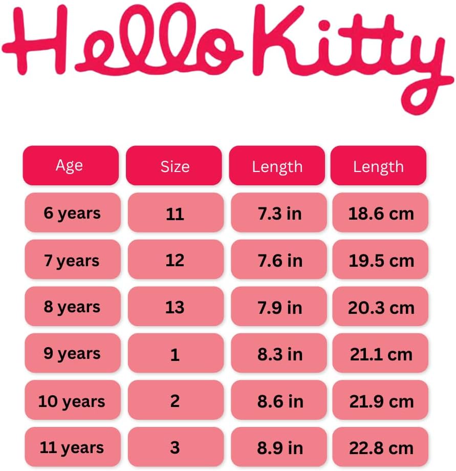 Sanrio Hello Kitty High Top Sneakers for Girls - Kids Sneaker Ankle Hightops Lightweight Breathable Fashion Shoes (Sizes: 11-13 Little Kid / 1-4 Big Kid) - Image 6