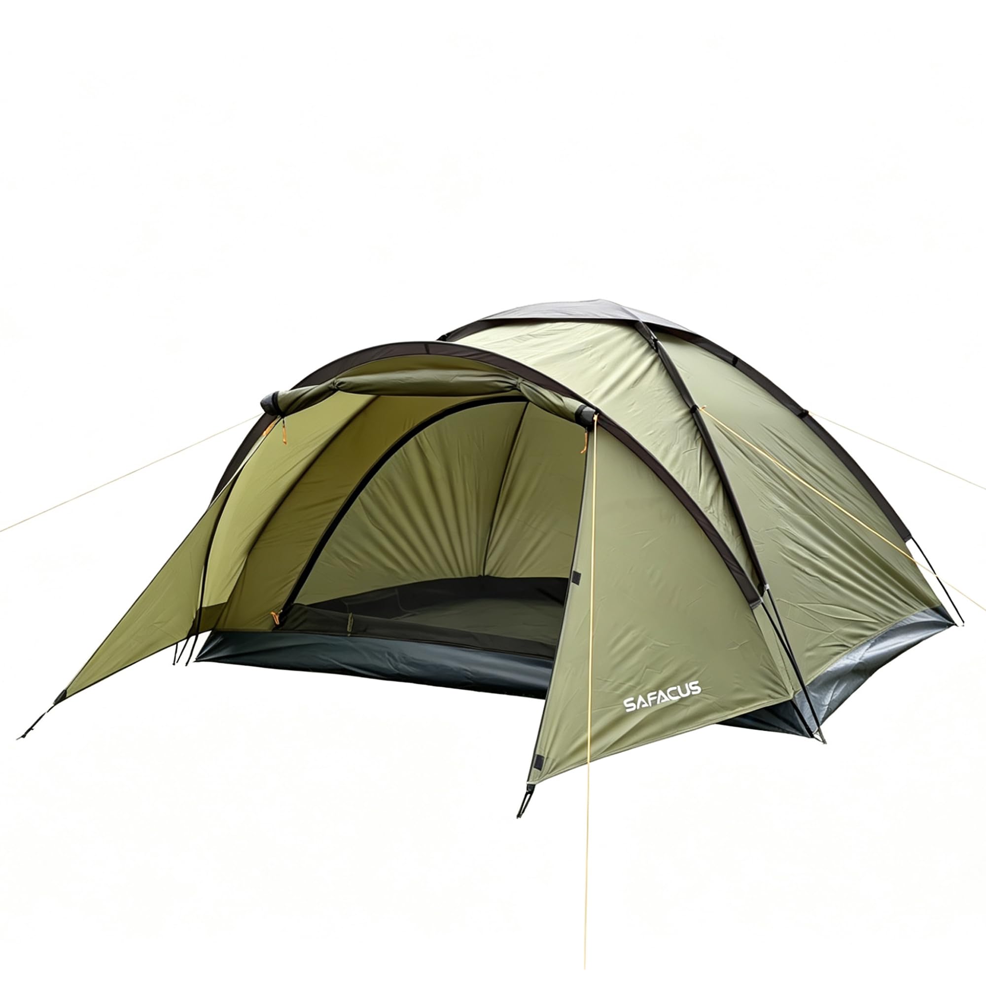 4 Mann Campingzelt - 3 bis 4 Personen Kuppelzelt Leichtes, wasserdichtes Familienzelt, kompakt, schneller Aufbau im Freien, Rucksackreisen, Trekking