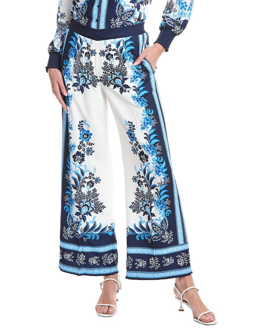 TAHARI T Womens Pull-On Pant Xs Blue