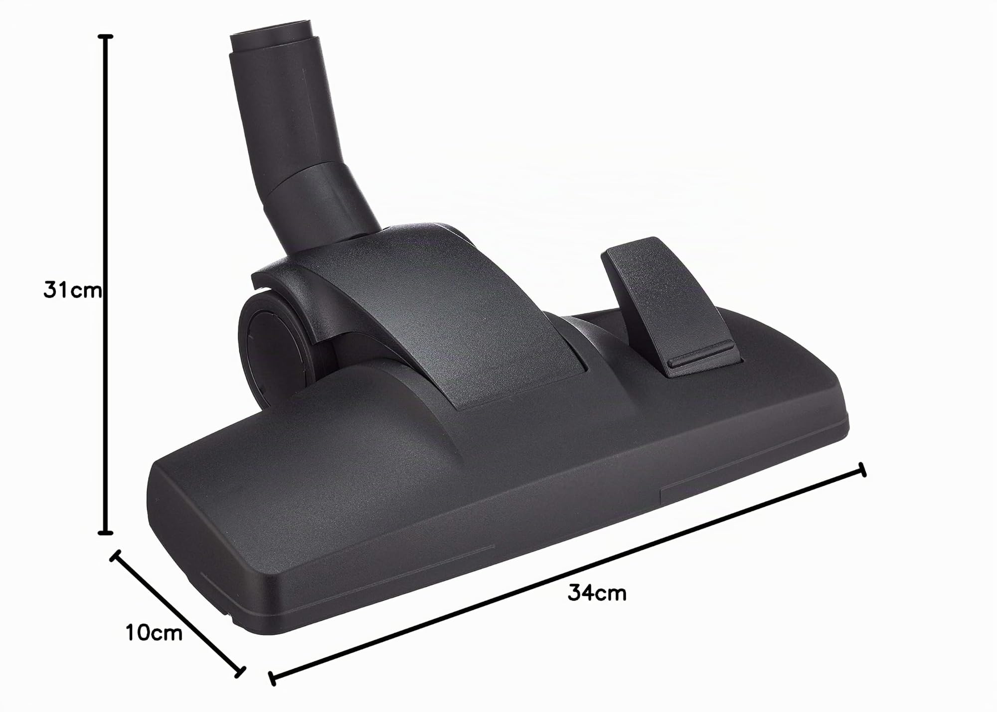 Swirl Teppich und Hartböden Umschaltdüse (Universelle Staubsaugerdüse mit Bürste und optimierter Bodenplatte, 32mm-35mm, Passend z.B.für Miele, Siemens, Bosch, Philips, Kärcher, AEG, Samsung, Rowenta)