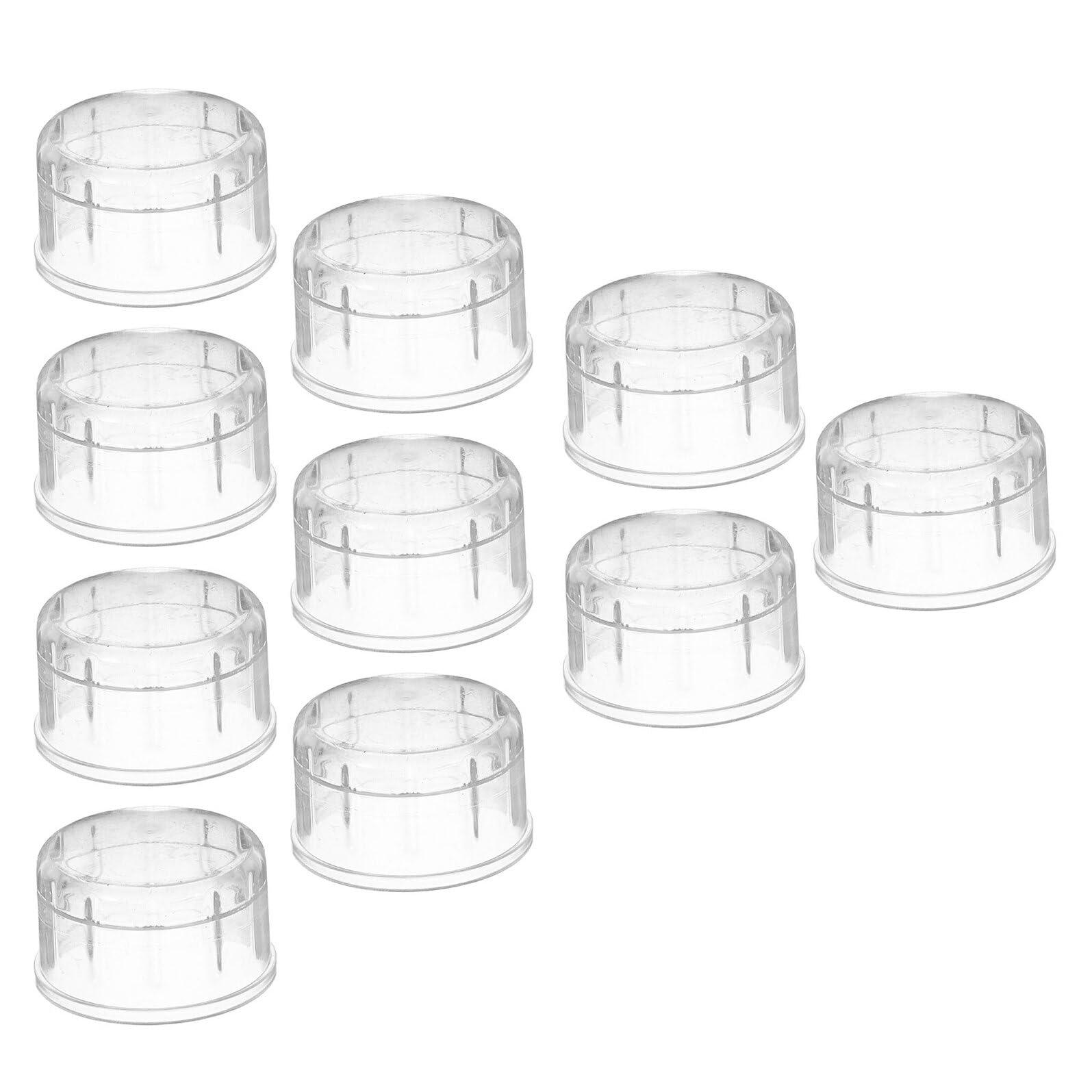 Tapas para coctelera antiderrames hechas de resina polimérica PC duradera, 20 uds