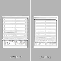 Vista 4 de CHICOLOGY Persianas de cebra personalizadas, persianas de cebra para ventanas, persianas de cebra para ventanas, persianas de cebra sin cables