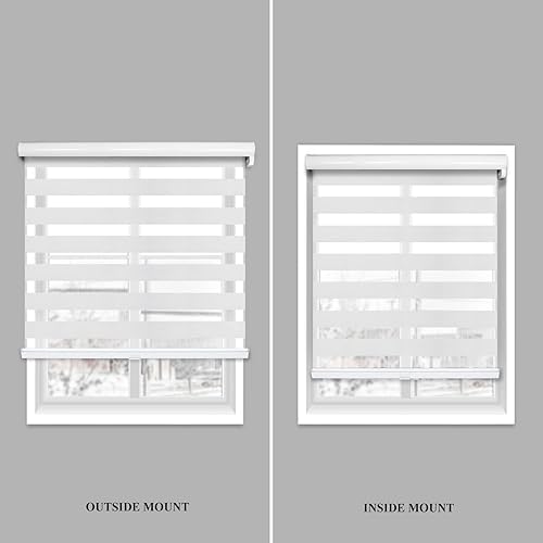 Miniatura 4 de CHICOLOGY Persianas de cebra personalizadas, persianas de cebra para ventanas, persianas de cebra para ventanas, persianas de cebra sin cables,