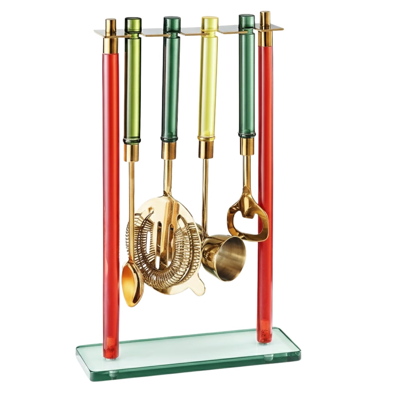 Kit de coctelería dorado de 5 piezas, el regalo elegante para fiestas
