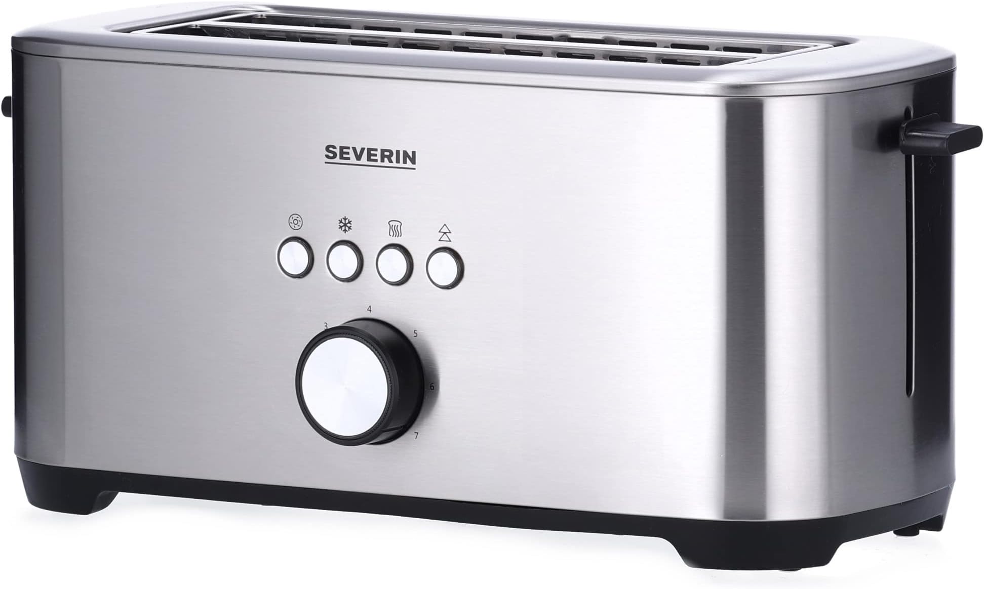 WMF Bueno Pro Toaster Langschlitz 4 Scheiben mit Brötchenaufsatz, XXL