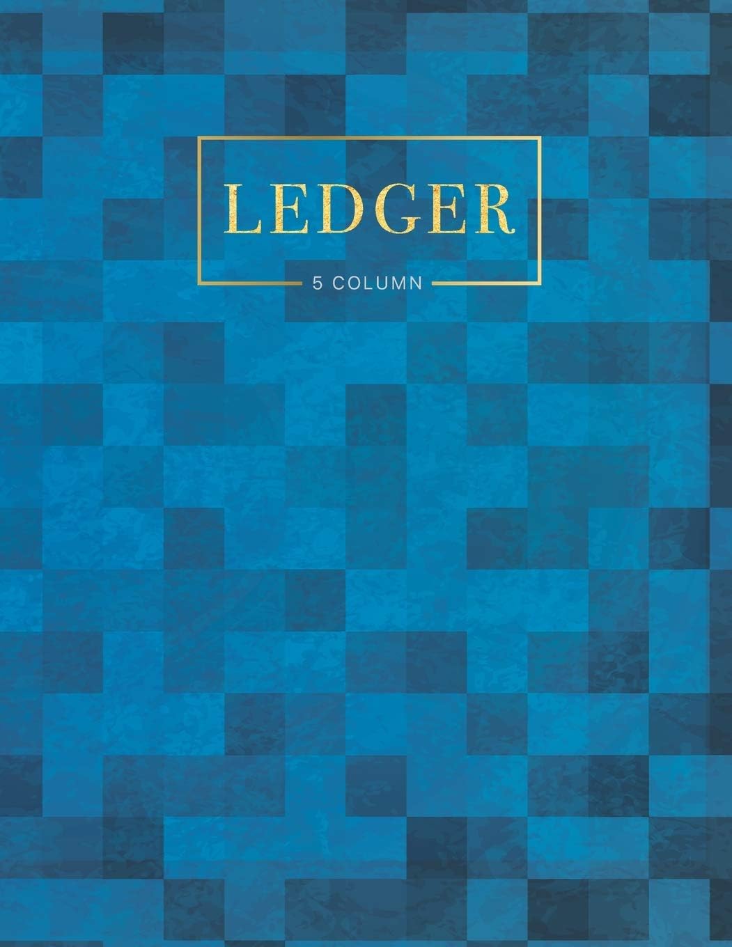 5 column ledger: Accounting Ledger Bookkeeping Record-Keeping, Expenses Debits Journal Business Financial Record Notebook For small and home-based businesses office, home or school.