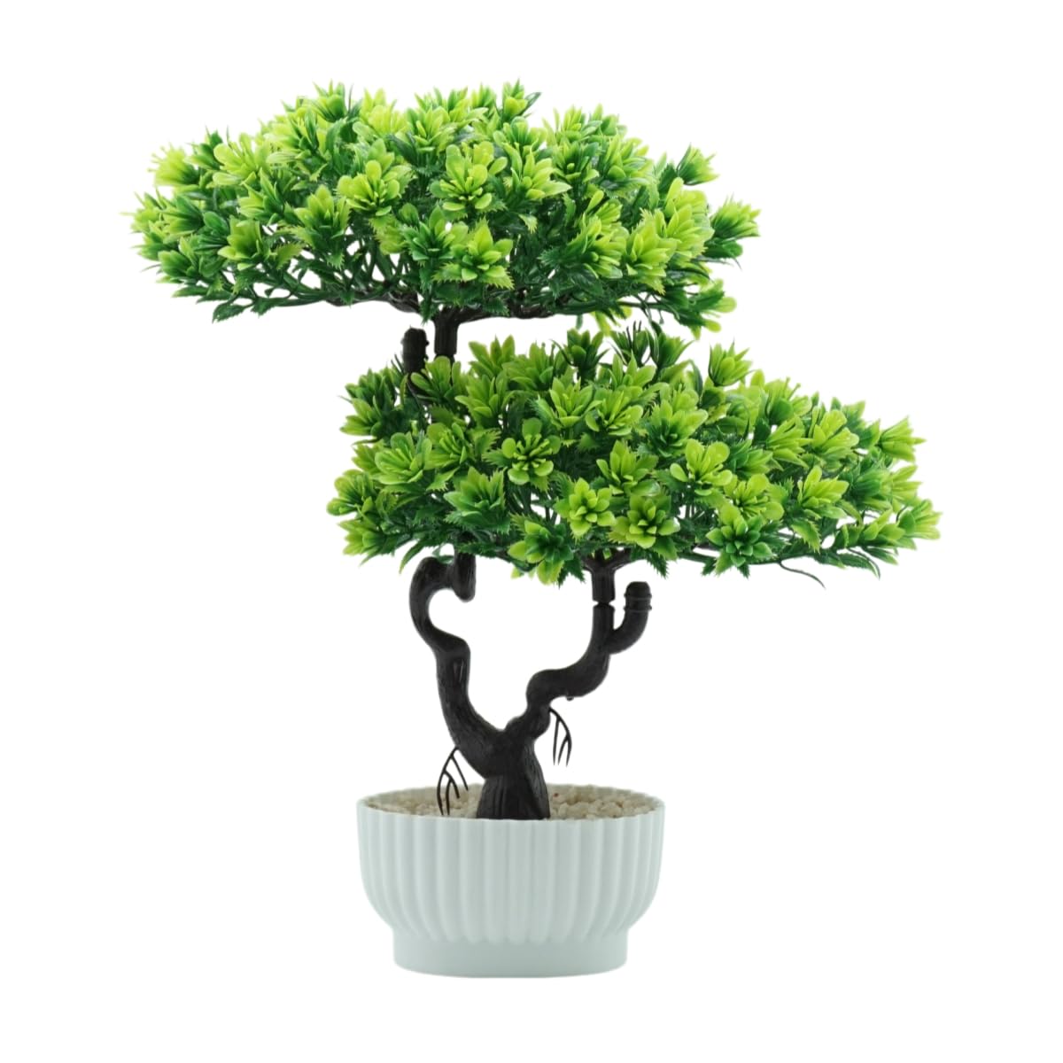 Arbre de bonsaï artificiel pour espace sans lumière fausses plantes vertes