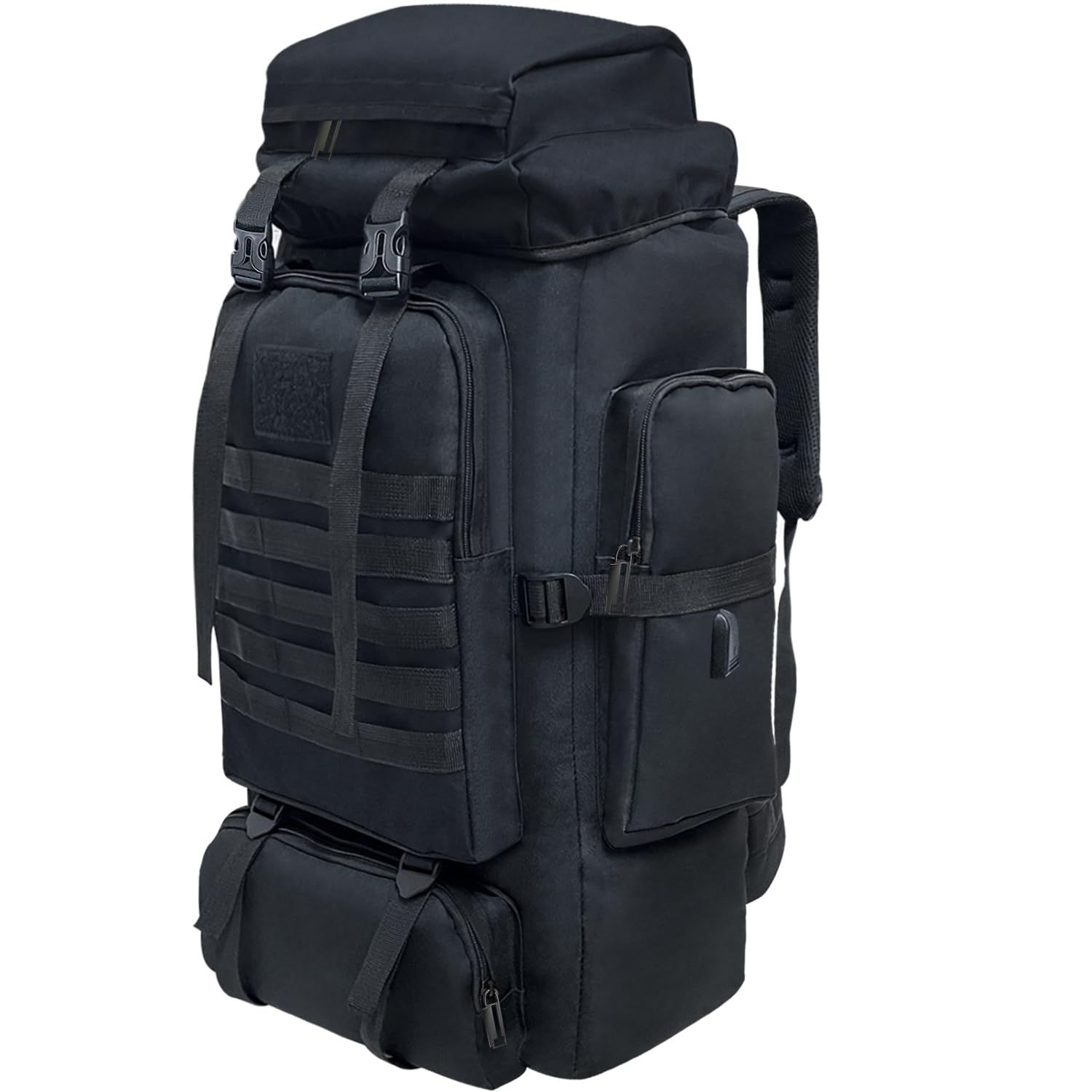 Hiking Backpack, 80L Camping Military Tactical Backpack with USB Charging Port, Waterproof Large Travel Daypack Outdoor Molle Rucksack for Men Women