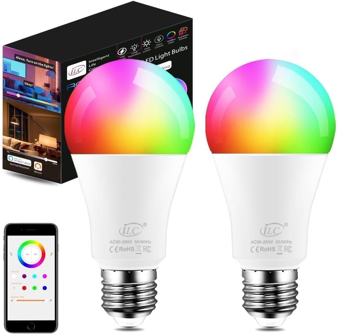 Pachet bec inteligent iLC LED Alexa