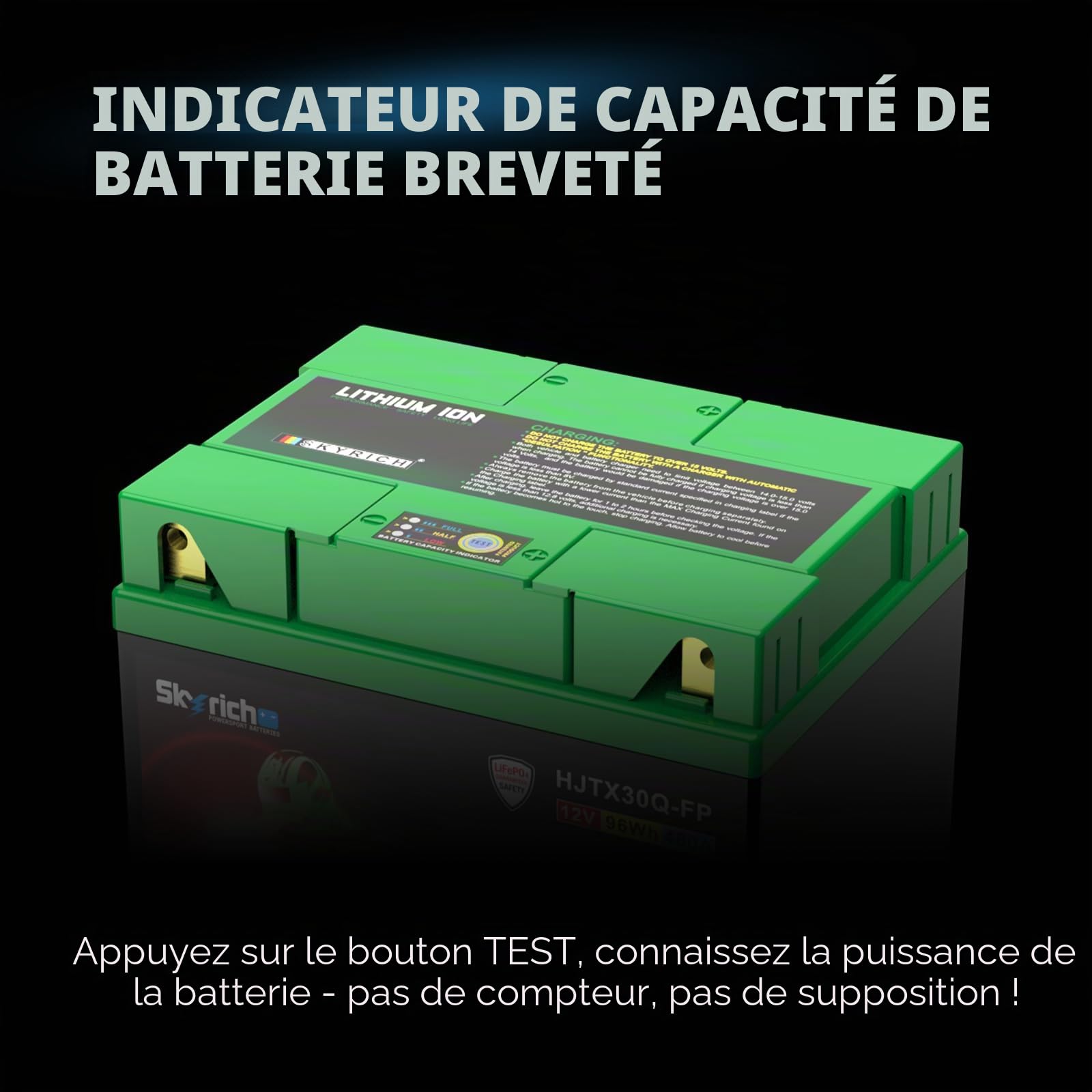 Batterie Skyrich Lithium HJTX30Q-FP