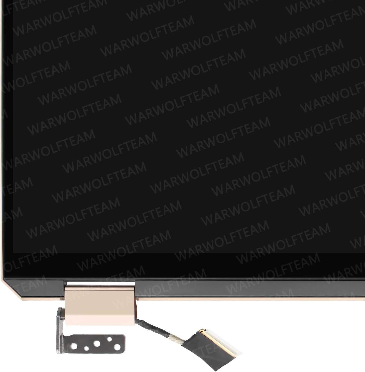 15.6in LCD 3840X2160 Touch Screen Digitizer Replacement Whole Hinge-up Assembly for HP Spectre X360 15-EB0041TX 15-EB0042TX 15-EB0043DX 15-EB0043TX L97636-001 (OLED Cable Version, Brown)