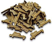 Vista 6 de Confeti – Madera grabada – Decoración rústica de madera para boda, decoración de mesa de fiesta (comer, beber y casarse)