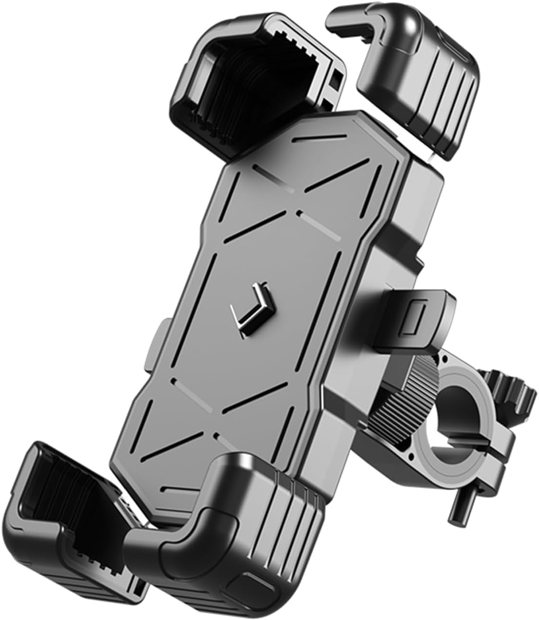 Porta Cellulare Moto per Royal Enfield for Meteor 350 | Antivibrante Ruotabile 360° Regolabile Porta Telefono Moto Porta Cellulare Scooter Multifunzionale,Handlebar Holder-Black