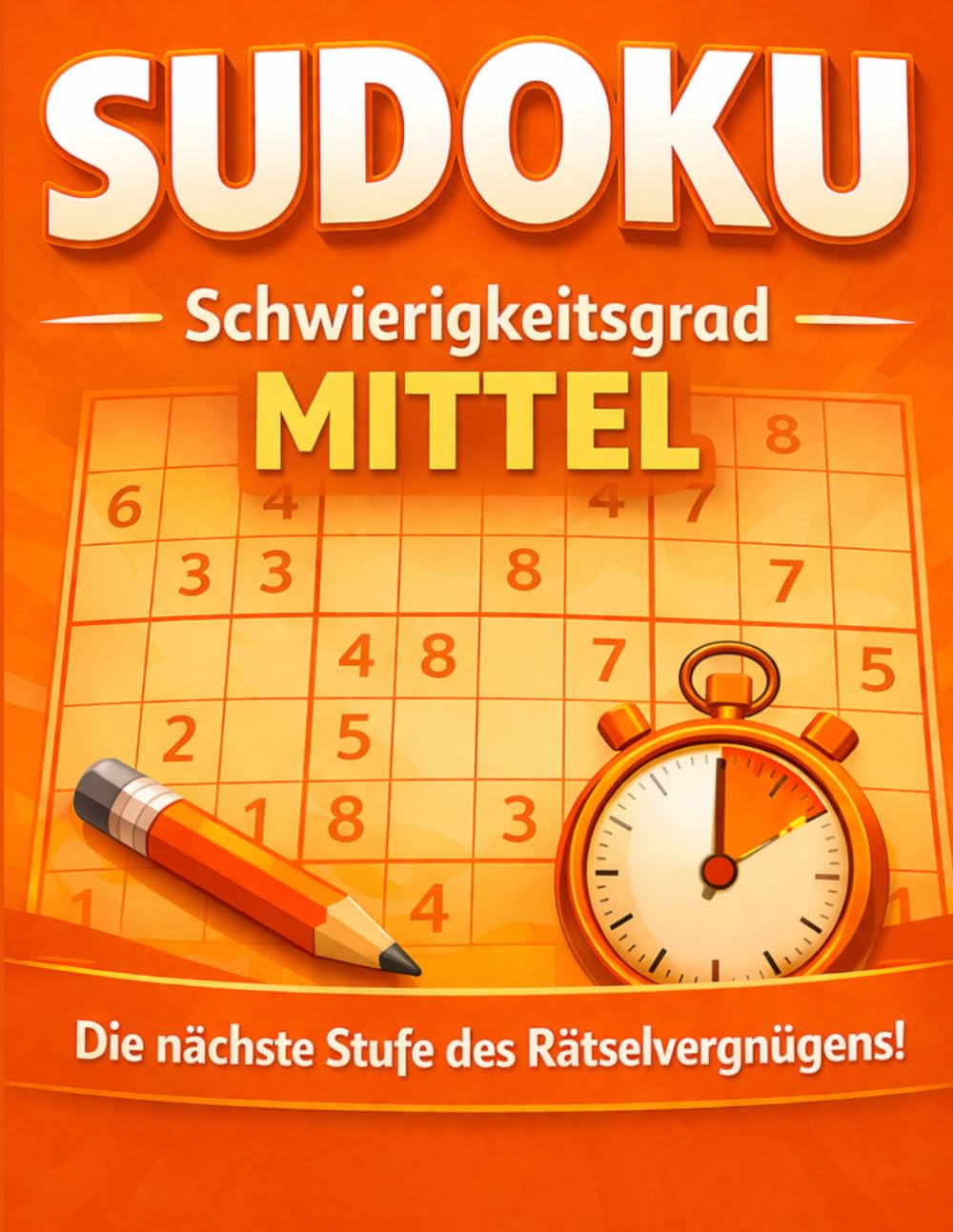 Sudoku Mittelschwer: Etwas moderner / auffälliger: Level Up: Dein nächster Schritt im Sudoku Bereit für mehr Herausforderung? Jetzt wird’s spannend! Das nächste Level für echte Sudoku-Fans