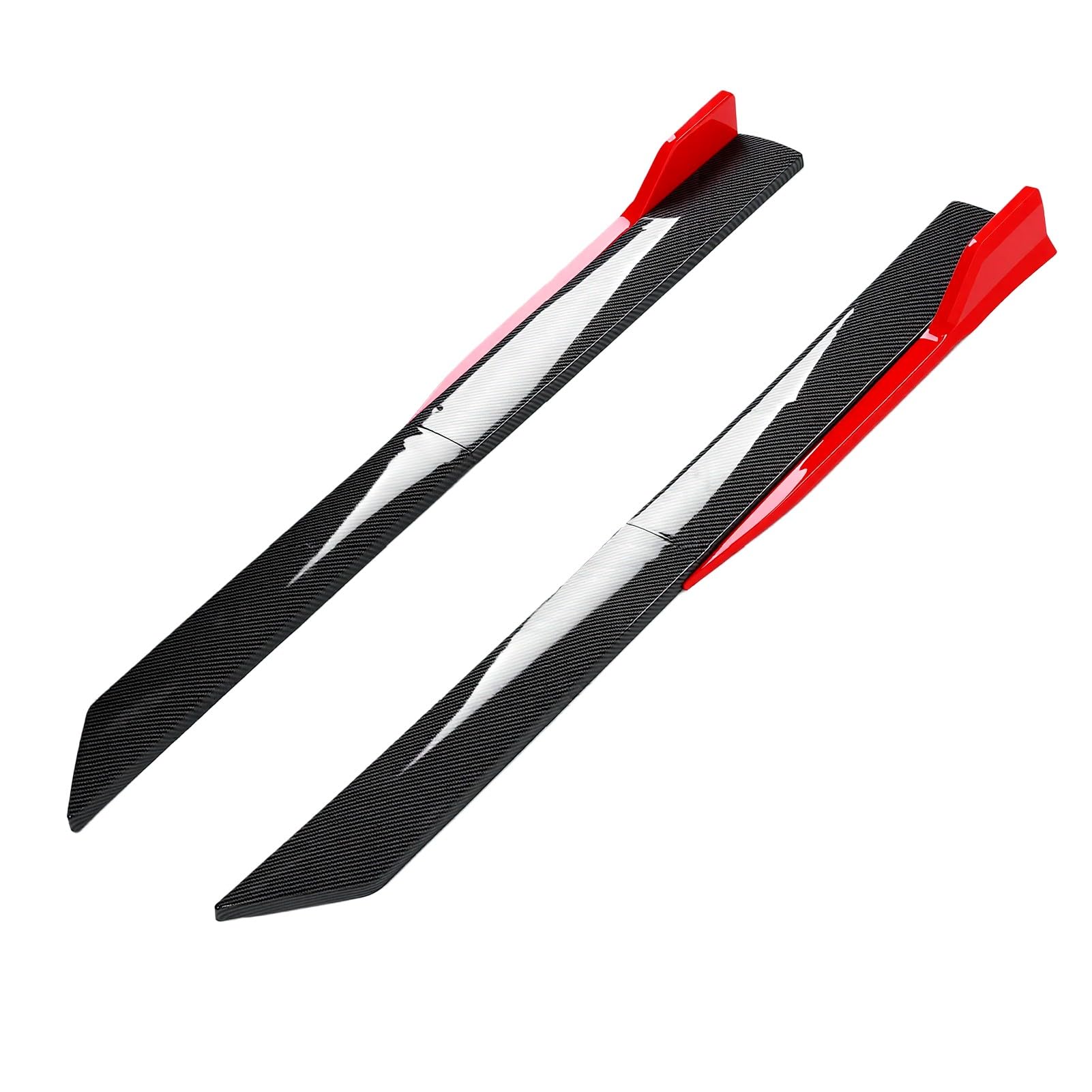 Carbon Fiber Side Skirt, Kompatibel mit den Meisten Fahrzeugen,