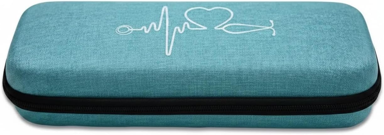 Rigid EVA Hard Shell Carrying Case for Electronics, Protective Storage Box for Tablets & Accessories, 11.2 x 4.5 x 2.4 Inches