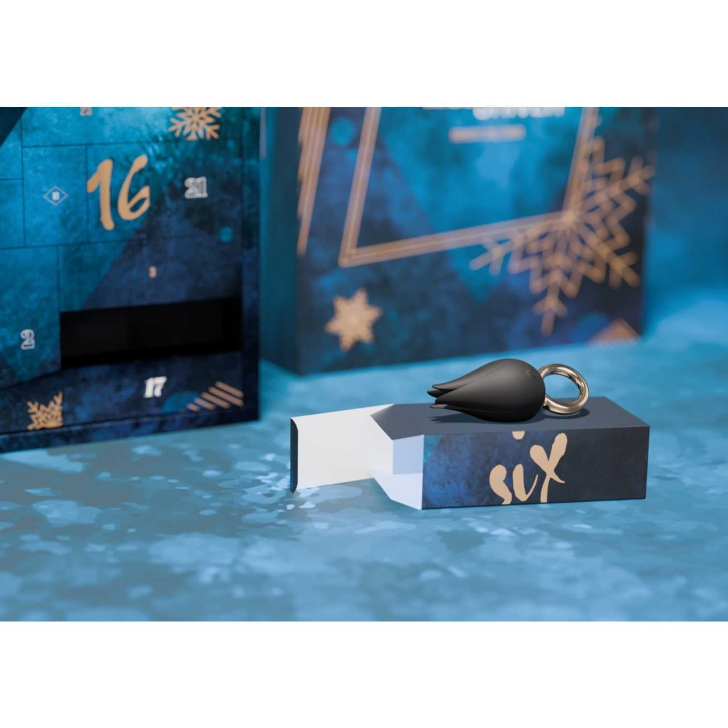 Magic Shiver Adventskalender - 24 Sex-Geschenke für Paare, Frauen und Männer, edler Weihnachts-Kalender mit Sex-Spielzeugen, Blau