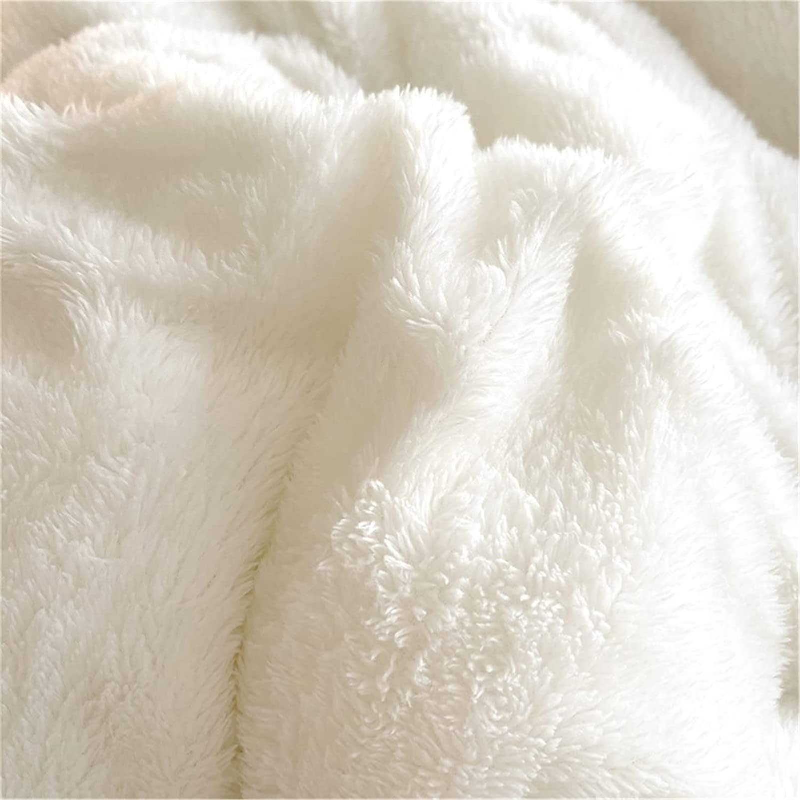 ZMIN Piumino Invernale in Cotone, Trapunta Invernale in Tessuto Spesso di Velluto di Agnello, Flanella Super Morbida + Tessuto in Velluto di Agnello, Regalo Caldo Addensato,C,180x220cm(3.5kg)