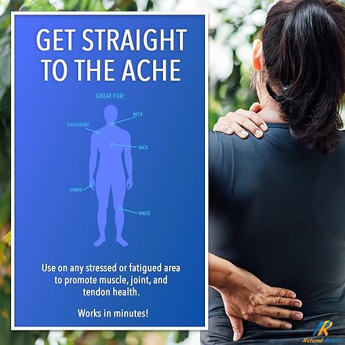 Miniatura 10 de Four Oaks Farm Ventures, Spray muscular y articular de liberación natural para humanos  para dolor de espalda, rodillas, caderas, calambres