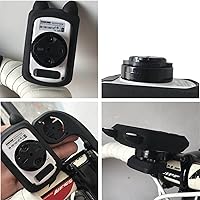 Vista 5 de Kit de inserción de adaptador de montaje GPS para computadora de bicicleta, cubierta trasera giratoria compatible con Gar min Edge 500/530/1050