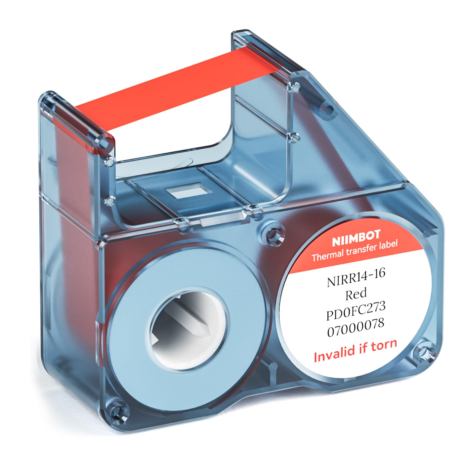 NIIMBOT N1 Replacement Labeling Ribbon, Print Clearly Ribbon Tape for Thermal Transfer Printer, Only for N1 Label Maker, Up to 16M