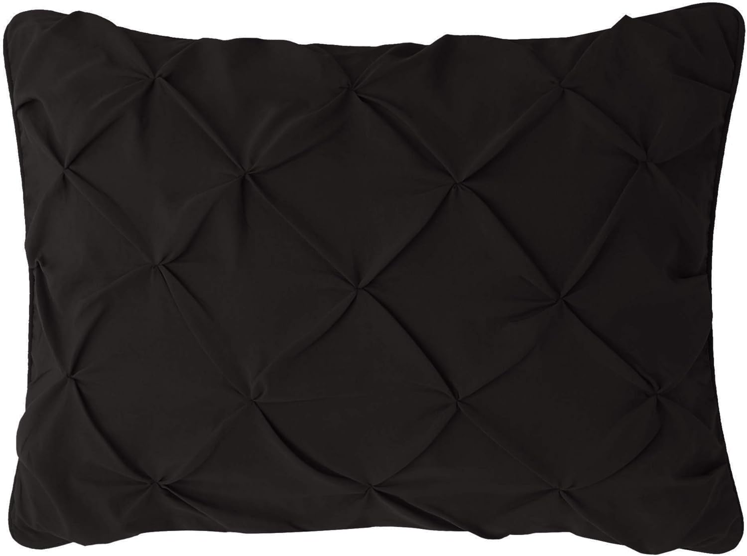  Basics Pinch Pleat Down-Alternative Comforter Bedding Set - Full / Queen, Blush: Home & Kitchen