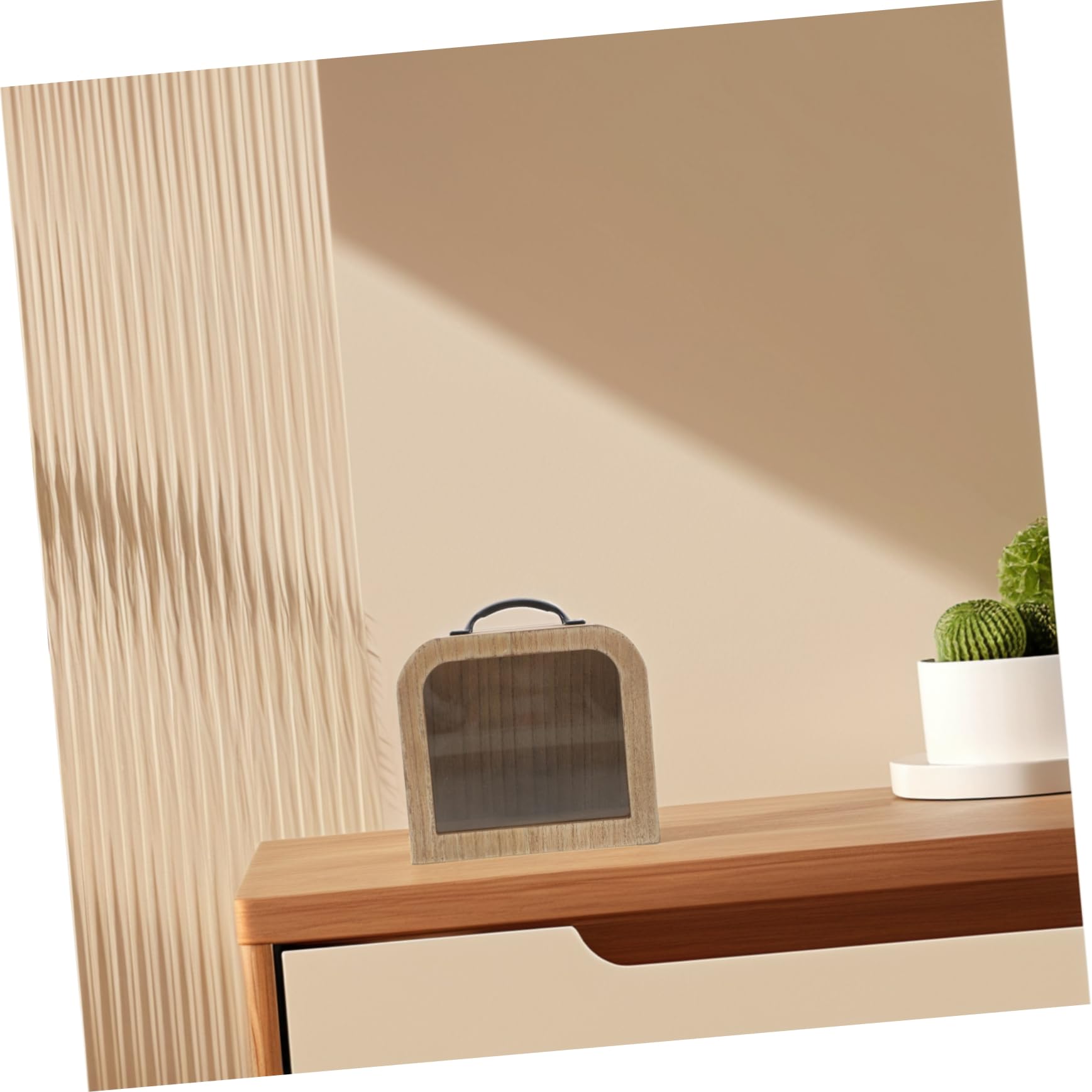 Amazon.co.jp: MUCKLILY 木製貯箱 透明コインジャー 硬貨 幣収納 デスクインテリア 小銭入れ おの貯め方 に : おもちゃ